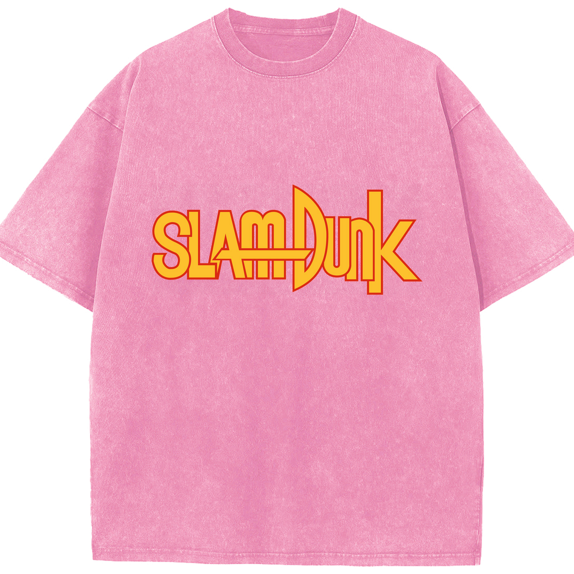 （画像用） SLAM DUNK／スラムダンク 綿100% ヴィンテージ風 半袖Tシャツ（フロントプリント）